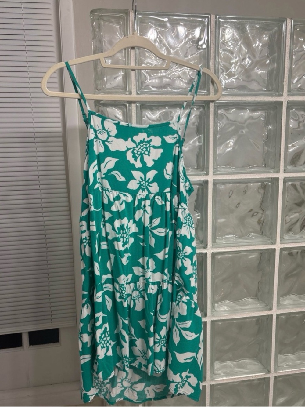 Ocean Drive Teal and White Floral Dress